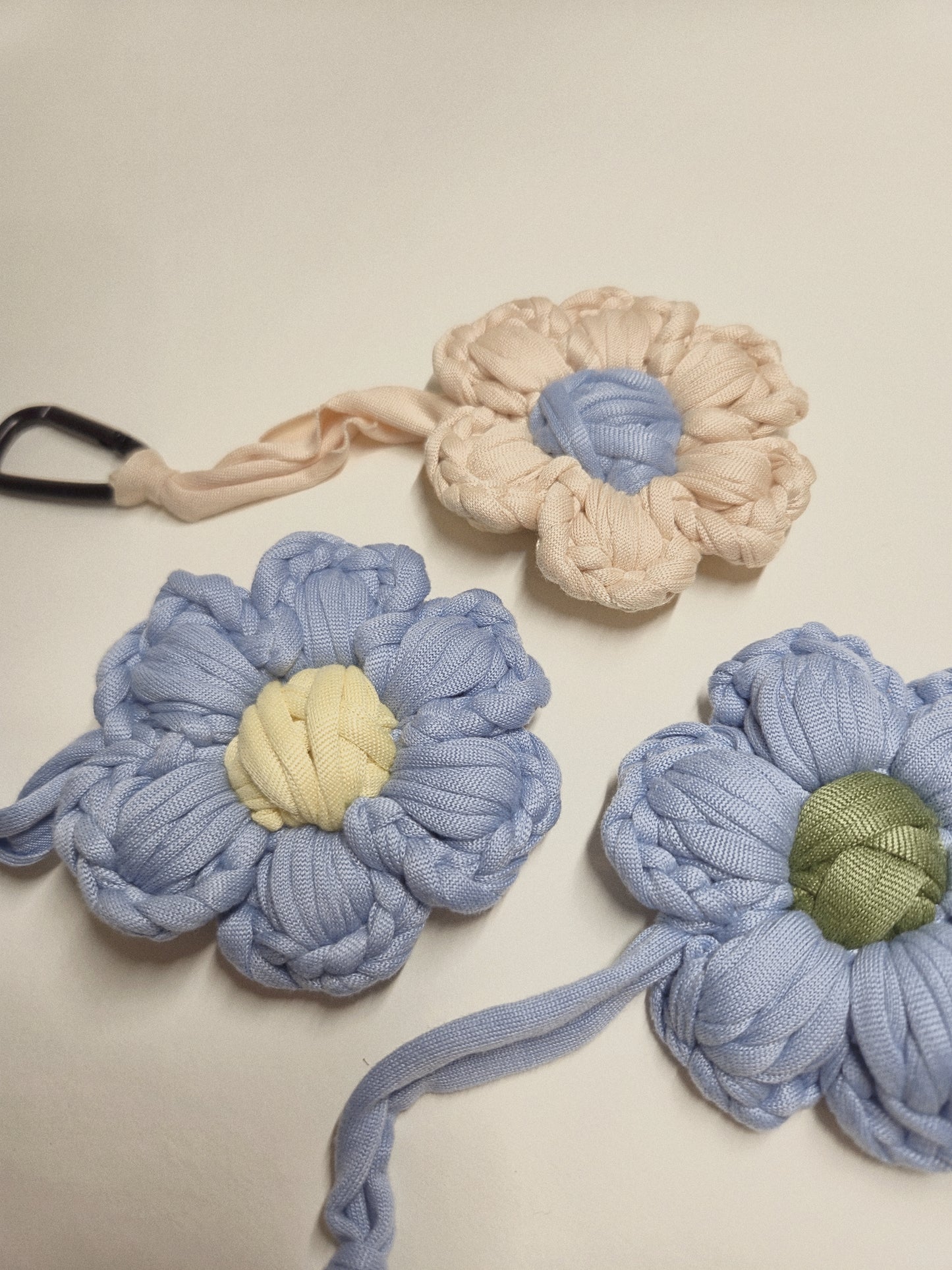 Crochet Flower Pendant