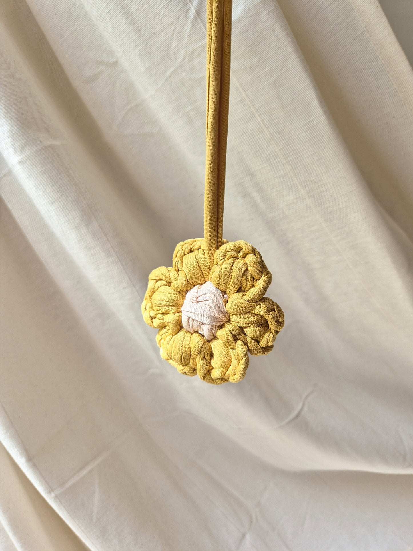 Crochet Flower Pendant