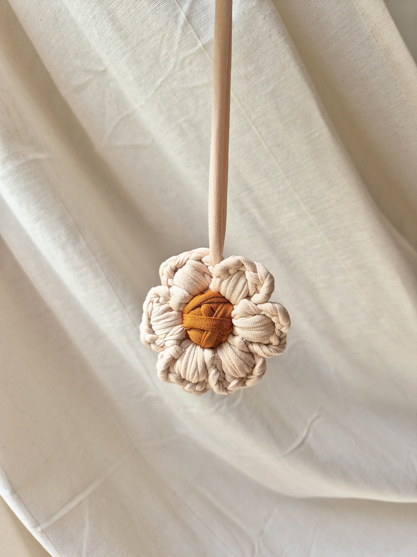 Crochet Flower Pendant