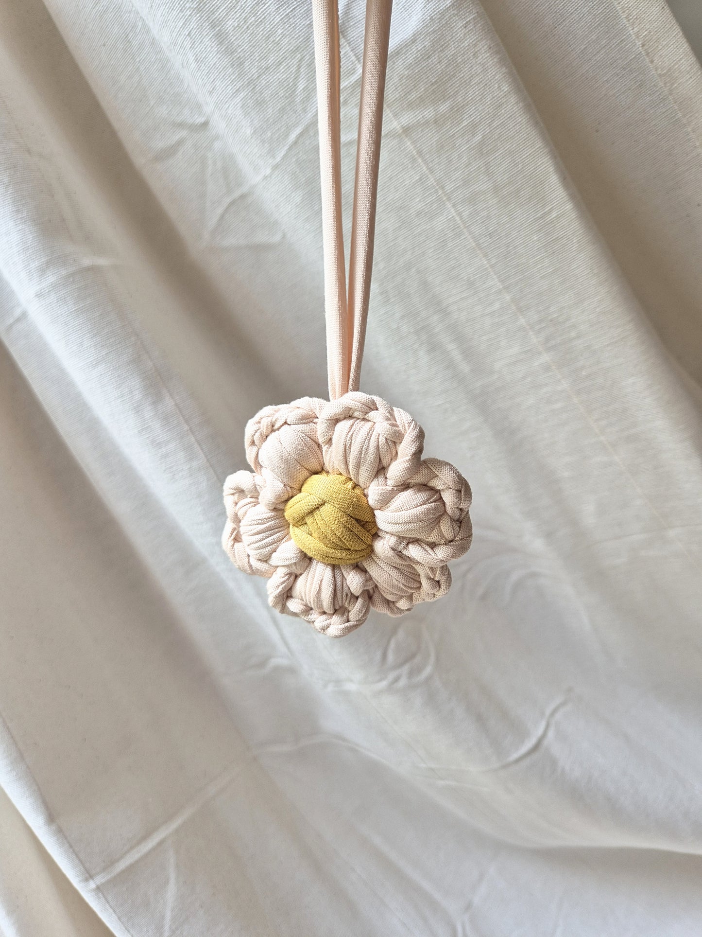 Crochet Flower Pendant