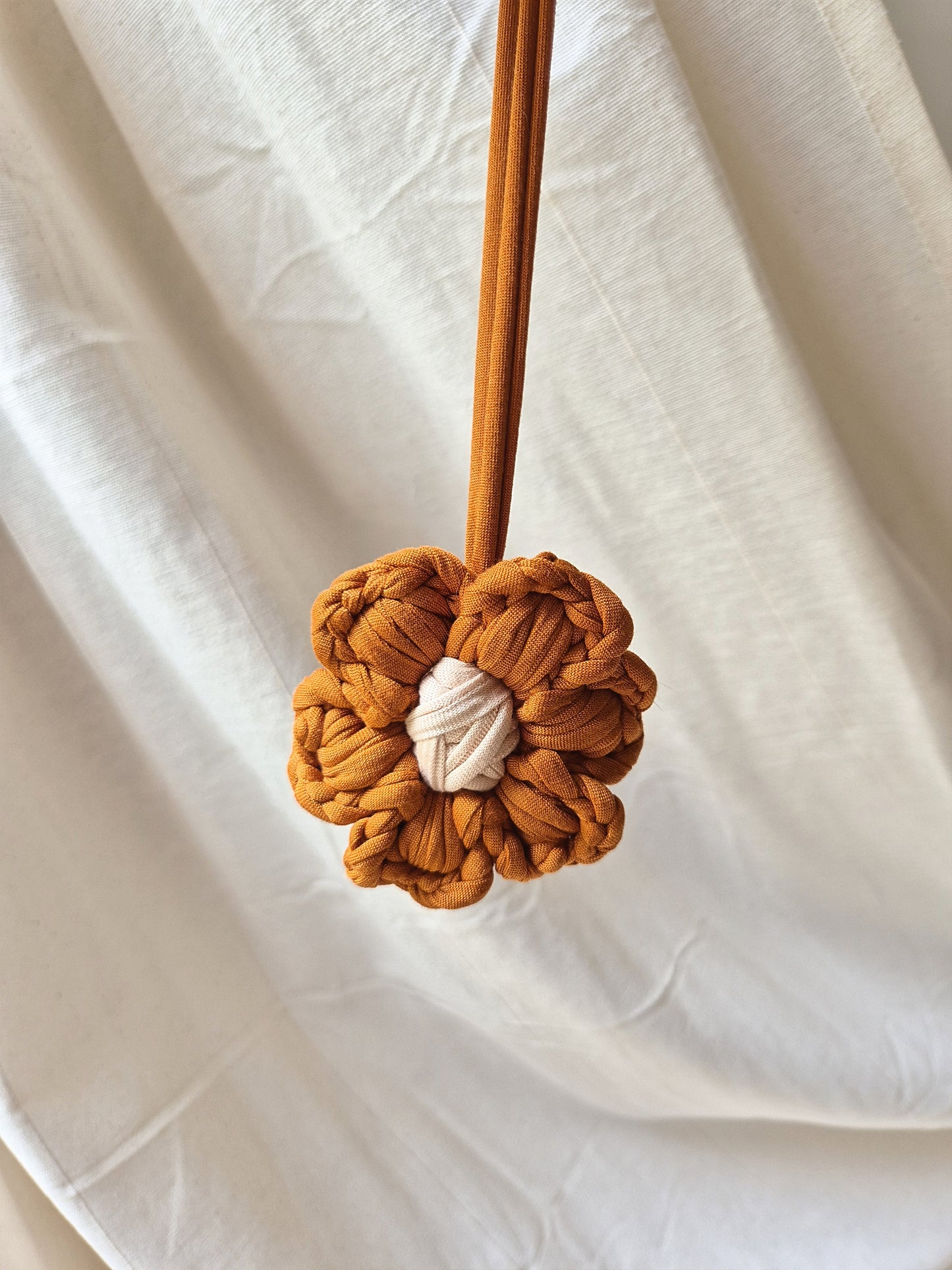 Crochet Flower Pendant