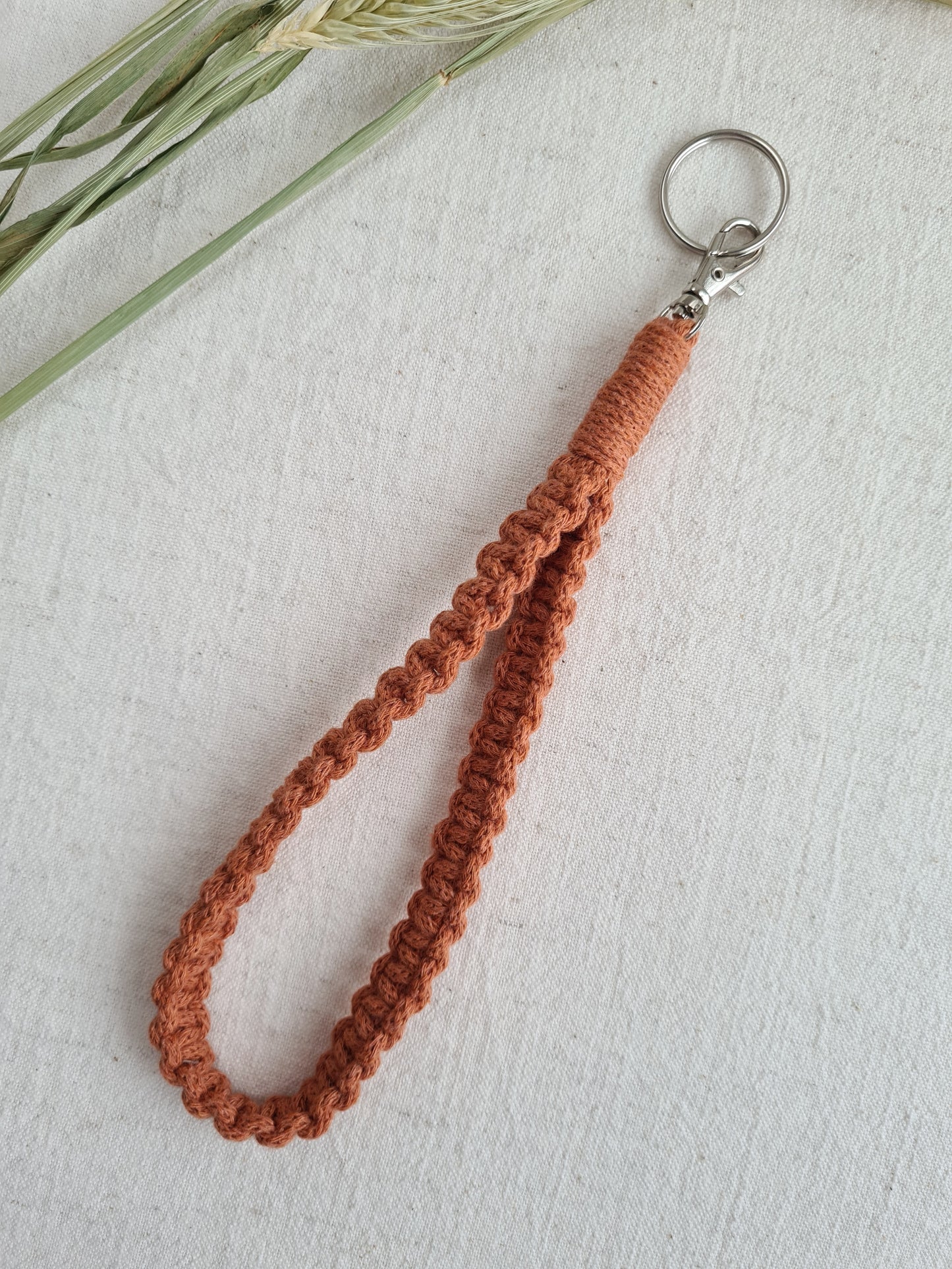Macrame Wristlet Keychain