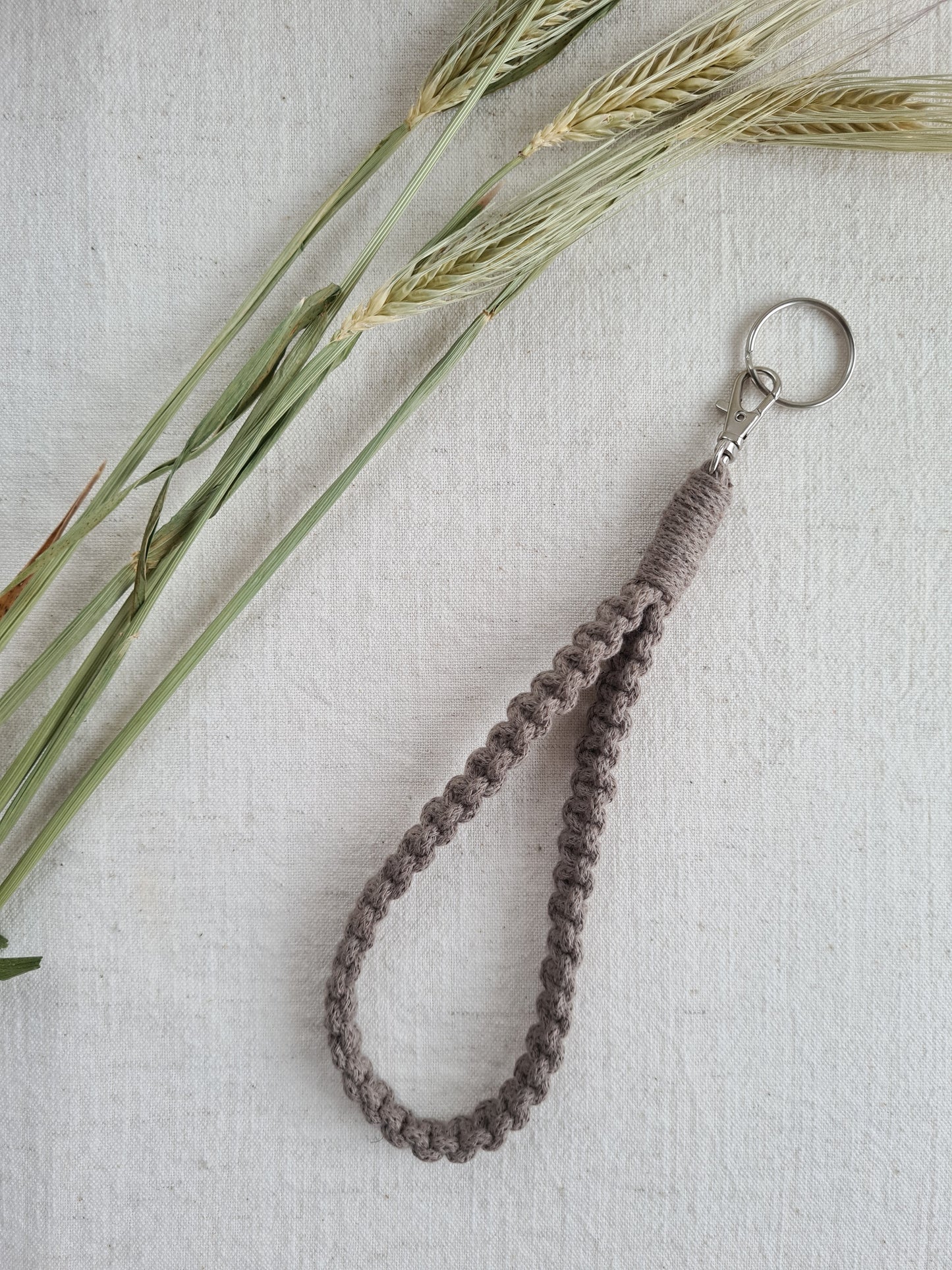 Macrame Wristlet Keychain