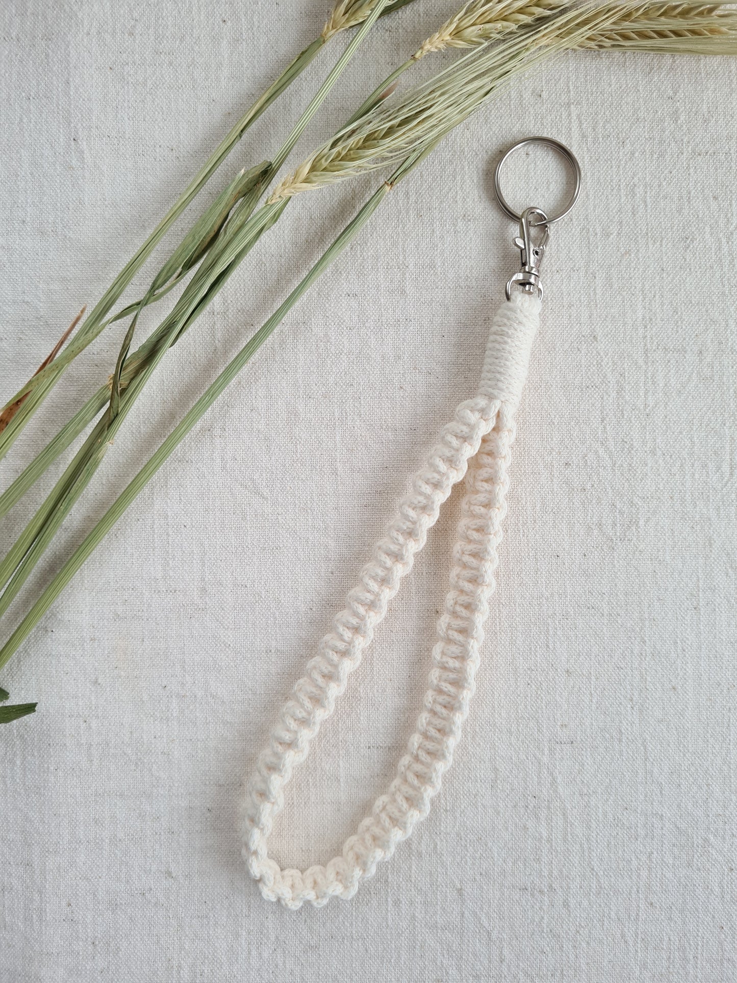 Macrame Wristlet Keychain