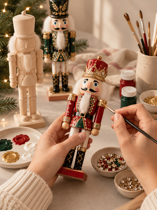 Nussknacker bemalen – Weihnachtsworkshop