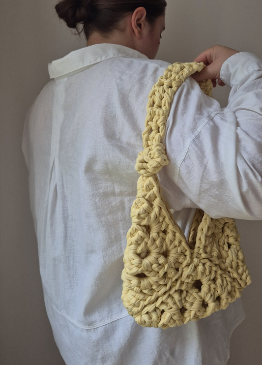 Chunky Crochet Shoulder Bag - Rukami Studio