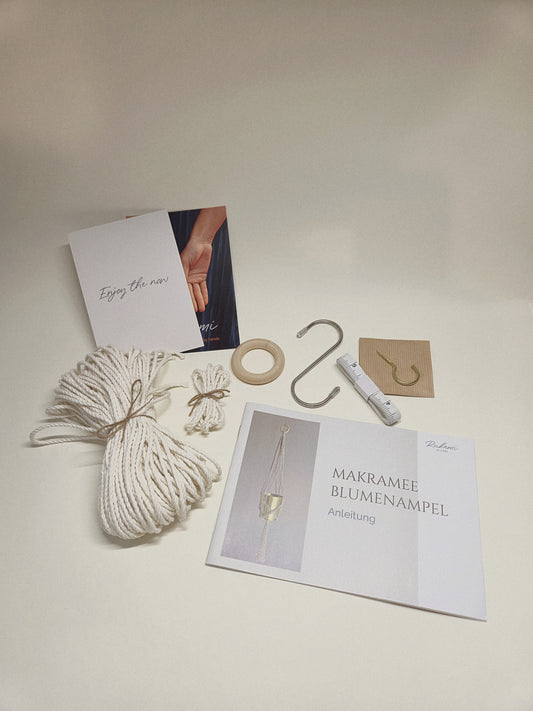 DIY Macramé Plant Hanger Kit - Rukami Studio
